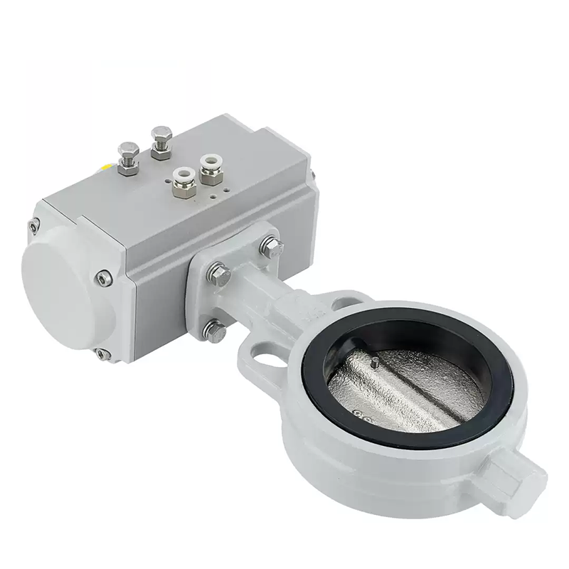 Wafer Type Pneumatic Ductile Iron Butterfly Valve